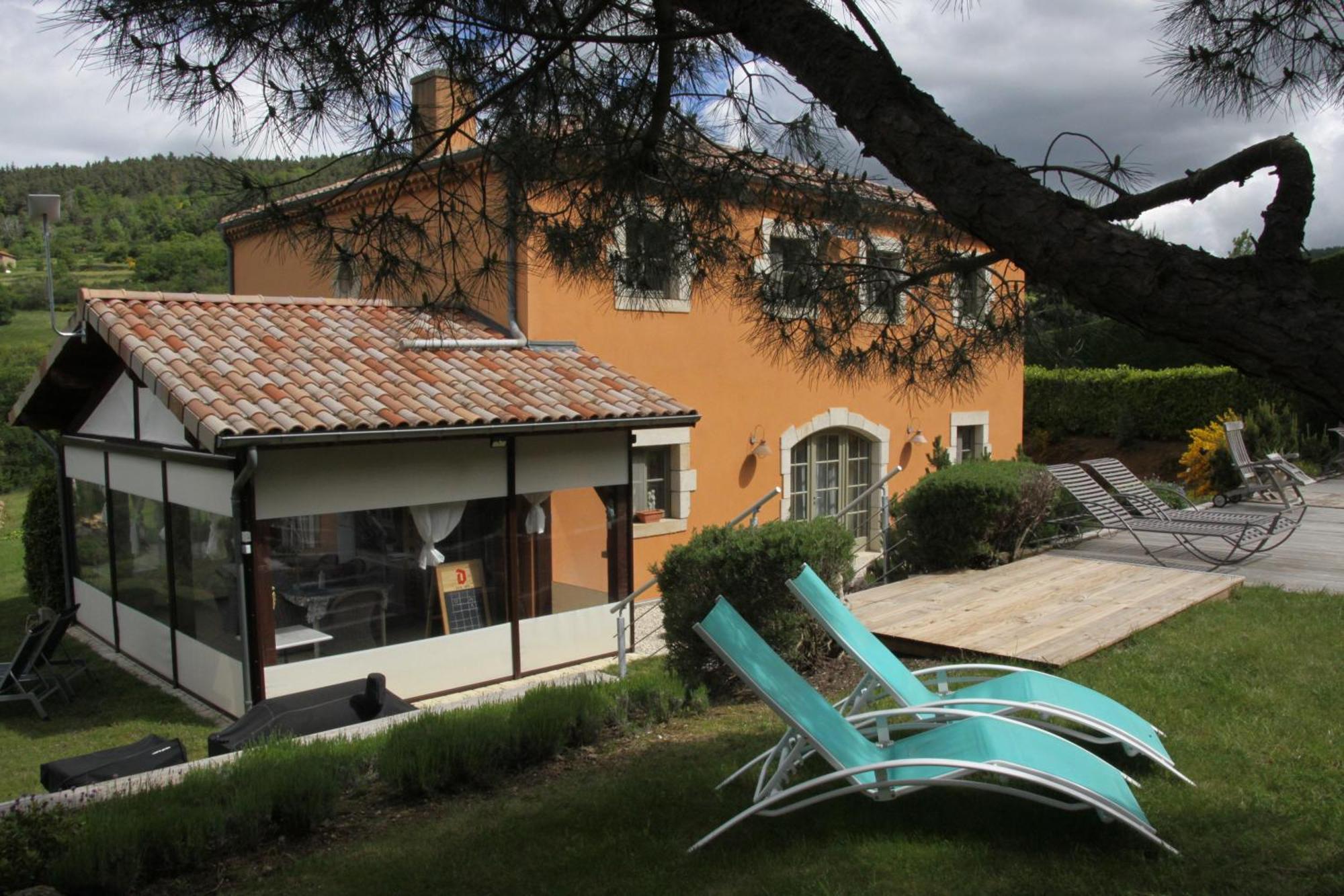 La Bastide De Fontaille Bed & Breakfast Saint Felicien Bagian luar foto